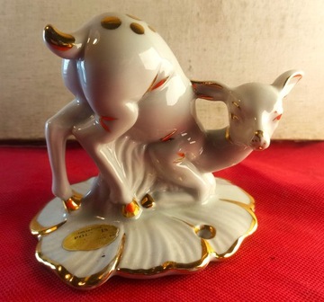 porcelanowa figurka CAPODIMONTE JELONEK SARENKA sg