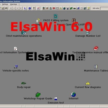 ElsaWin 5.2 i 6.0 Vw Audi Seat Skoda Schematy 