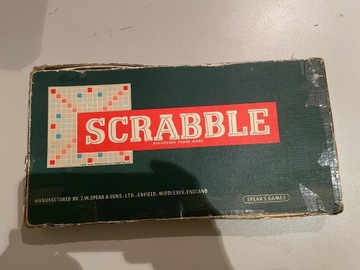 Gra planszowa literki układanka literkowa SCRABBLE