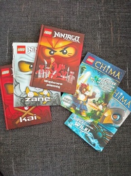 Książka LEGO Ninjago 5sztuk