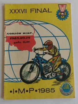 Finał IMP 1985 Gorzów żużel speedway 
