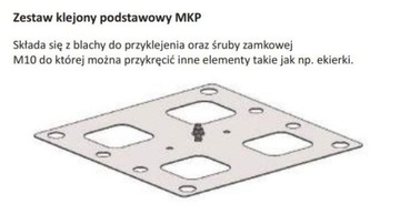 FOTOWOLTAIKA - PŁYTKA MOCUJĄCA POD MEMBRANĘ / PAPĘ