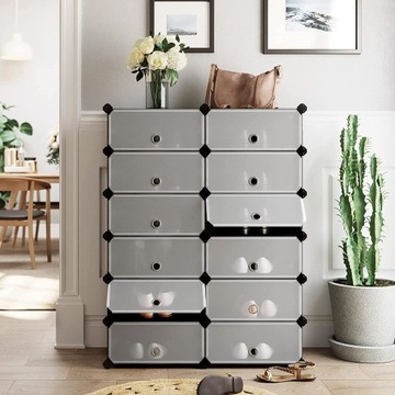 SZAFA NA BUTY 12 SZAFEK MODERN STYLE ORGANIZER