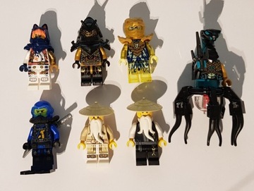 Lego Ninjago figurki Sensei Wu, wojownicy, Jay 