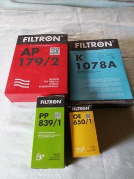 Filtry, filtron, Audi A4 B6 B7, A6 2.0Tdi