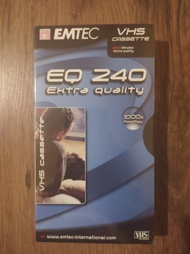 Kaseta VHS Emtec EQ 240 nowa zafoliowana