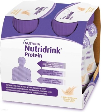 Nutricia Nutridrink 4 x 125 ml o smaku waniliowym 