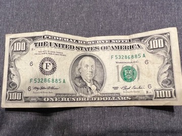 Banknot 100 dolarów 1993 r. 