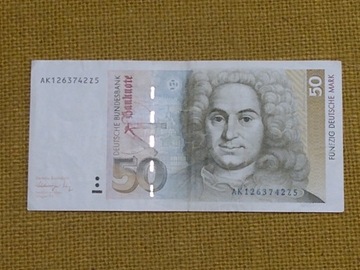 Banknoty 50 marek RFN.