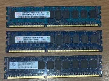 pamięci 4GB 2Rx8 PC3 10600R 1333MHz HMT351R7BFR8C