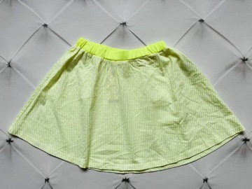 Spódnica spódniczka w paski neon neonowa