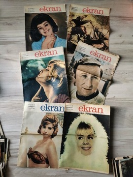 Stare czasopismo magazyn prl Ekran 1968 Vintage