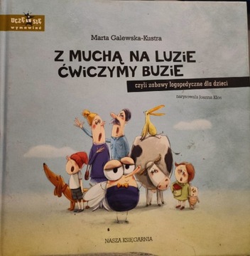 Z muchą na luzie ćwiczymy buzię + książka Przyroda