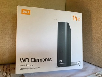 Dysk zewnętrzny Western Digital WD Elements 14TB