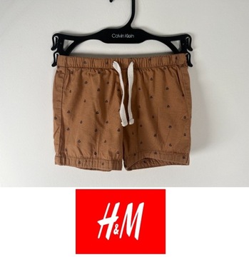 H&M Spodnie Spodenki krótkie chłopiec 74cm 6-9m