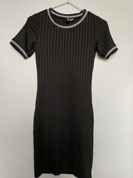 Czarna obcisła sukienka H&M XS/34
