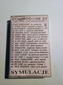 WALDICO 8 Symulacje - kaseta Commodore 64