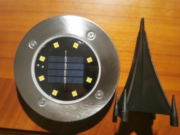 lampy solarne gruntowe, barwa biała ciepła