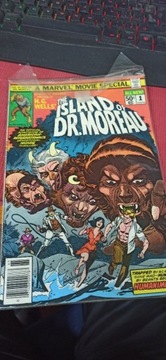 komiks THE ISLAND DR. MOREAU wyd. 1977 MARVEL