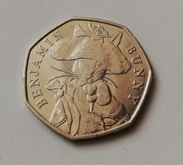 2017 WIELKA BRYTANIA 50 pence ( 50p )