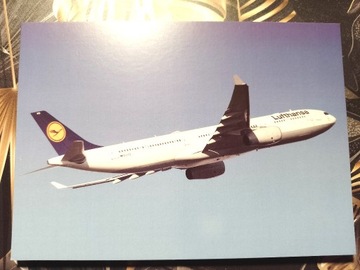 Pocztówka Airbus 330 Lufthansa