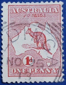 Australia. Znaczek Mi 5. 1913 rok.