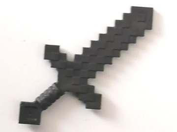 Lego 18787 Miecz Minecraft Broń Czarna 