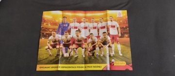 Plakat Euro 2012 Reprezentacja Polski w piłce nożnej