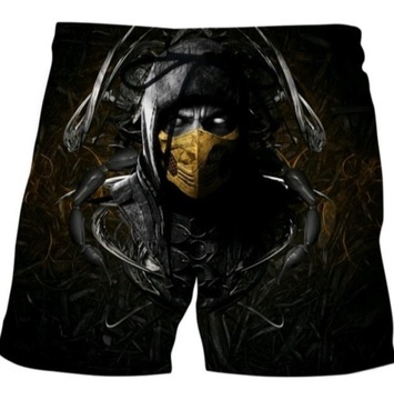 Shorty L spodenki treningowe mortal kombat walki