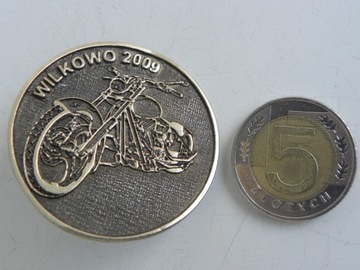 Odznaka Znaczek Blacha ze Zlotu Motocykli ( Wilkow
