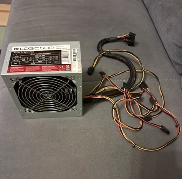 Zasilacz ATX Logic 500W Power Supply max 485W