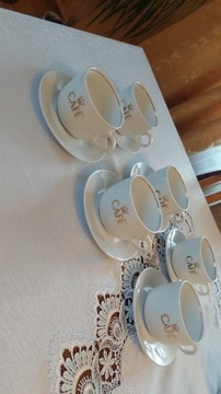 MK Cafe Komplet Zestaw Porcelanowy 6 sztuk