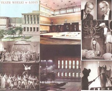 TEATR WIELKI W ŁODZI -- 1966 -- DUŻY ALBUM