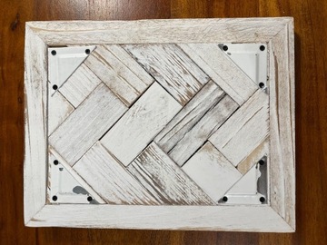 Ramka Azzure Home drewniana biała 10 x 15 cm