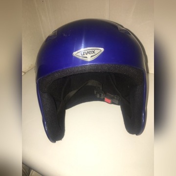 Kask narciarski UVEX, M 57-58 cm, niebieski