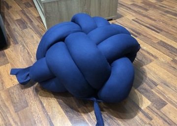 Poduszka podłogowa knot handmade nowoczesny puf