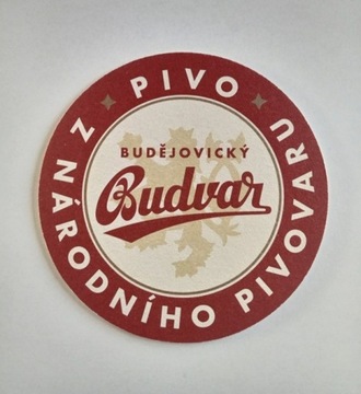 PODSTAWKA POD PIWO  > BUDVAR <  