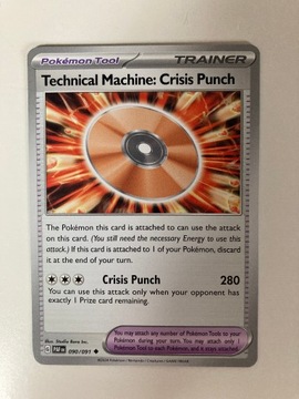 Pokemon TCG Paldean Fates: TM:Crisis Punch 090/091