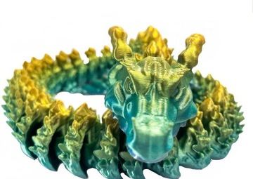 Smok Duży Dragon różne kolory 3D drukowany 60 cm 