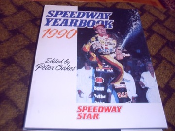 Książka  angielska  Speedway Yearbook 1990