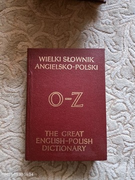 WIELKI SŁOWNIK ANGIELSKO - POLSKI (O - Z)