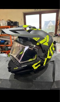 Kask Cross FXR Torque X Team z Wizjerem Elektrycznie Ogrzewanym