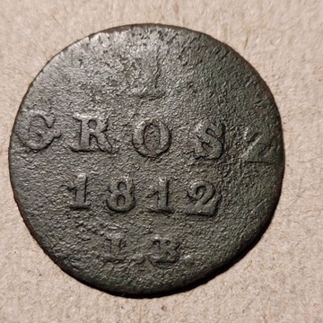 1 grosz 1812 rok