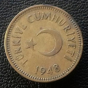A93 Turcja 25 kurus 1948 25 kuruszy