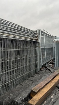 Ogrodzenie tymczasowe 3,5x2m panel ażurowy złączka