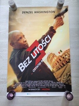 Plakat kinowy z filmu Bez litości 3 The Equalizer