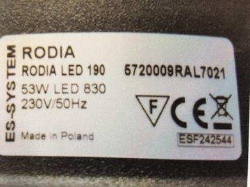 Lampa EM-System Rodia Led 190