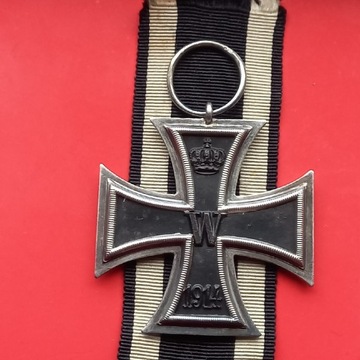 Krzyż ek2 1914 sygnowany FW