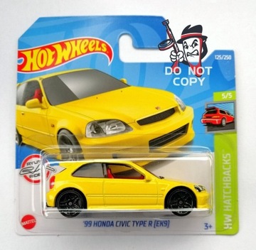 Hot Wheels 99 honda Civic type R 