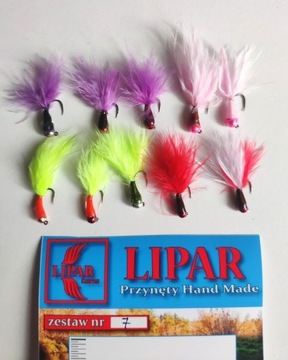 JIG PUSZAK Lipar - hand made  - zestaw 7